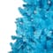 7ft. Pre-Lit Medium Sky Blue Pine Artificial Christmas Tree, Clear Lights